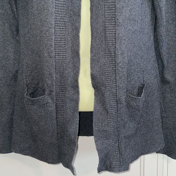 Banana Republic gray open buttonless cardigan sweater - Picture 3 of 6